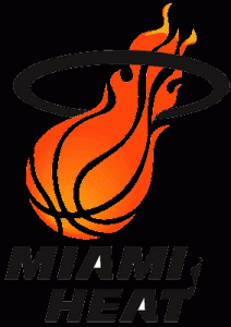 Miami Heat on Miami Heat Logo