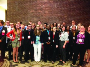 The FBLA group at States.