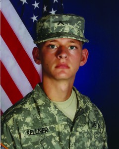 Anthony Kellner at basic training.